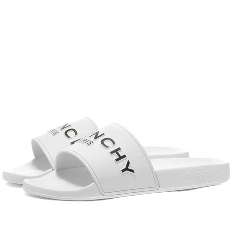 givenchy paris slides cheap|givenchy slides white and black.